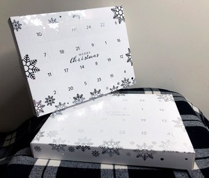 Offre Spéciale personnalisé vide noël calendrier de l'avent boîte cire fond cristaux <span class=keywords><strong>bombe</strong></span> de bain bougie papier de bain gaufrage crème pour le visage - Product Image 4