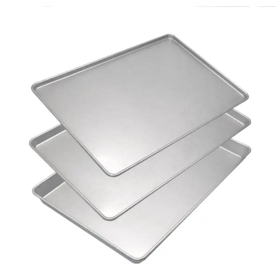 Factory Direct Selling 60*40 Lasagna Oven Pan Silicone Patisserie Candy Bar Outdoor Square Baking Tray Steak Iron Cast Plate