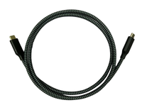 Cable de Datos USB Tipo C-C Personalizado y Portátil de 100W 5A para Carga Rápida de Teléfonos Móviles y Cámaras, Ecológico