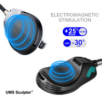 Appareil professionnel de remodelage corporel portable à électrostimulation, 2 poignées, pour le remodelage musculaire et la perte de poids