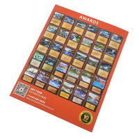 Impression de brochures immobilières personnalisées, reliure à cheval, offset couleur pour les campagnes de marketing immo