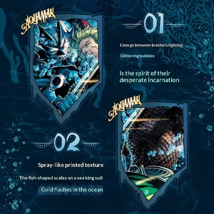 Kayou K9 Museum <span class=keywords><strong>DC</strong></span> <span class=keywords><strong>Aquaman</strong></span> Raging Seas Series Coffret Cadeau Premium Cartes à Collectionner Vente en Gros et au Détail - Product Image 2