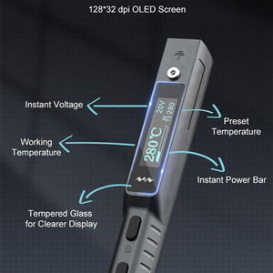 TS101 Mini Thông Minh Kỹ Thuật Số Màn hình hiển thị hàn sắt Kit với USB Loại C Cable & TS B2 hàn đầu cho điện thoại di động sửa chữa điện thoại - Product Image 3