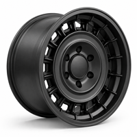 Jantes en alliage d'aluminium AL 17 pouces Flow Form, tout-terrain, 6x139.7 5x127, noir mat, pour Bronco Wrangler Raptor Land Cruiser