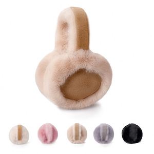 ฤดูใบไม้ร่วง ฤดูหนาว สินค้ามาใหม่ ที่ปิดหูแบบพับได้ อุ่นสบาย แฟชั่นสำหรับผู้ใหญ่ สำหรับกิจกรรมกลางแจ้ง ป้องกันความหนาว สีพื้น ดีไซน์เรียบง่าย แบบถ่ายเทความร้อน - Product Image 2