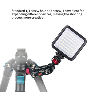 360 Độ Xoay Hợp Kim Nhôm Đa Chức Năng Ma Thuật Cánh Tay Bóng Đầu Cài Đặt Máy Tính Để Bàn Máy Ảnh Cua Clip Nhiếp Ảnh Khung - Product Image 6