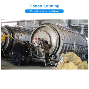 LanNing usine <span class=keywords><strong>prix</strong></span> haute rendement en huile <span class=keywords><strong>de</strong></span> pyrolyse des pneus usine <span class=keywords><strong>de</strong></span> recyclage des déchets plastiques à l'huile 5-10 tonnes - Product Image 4