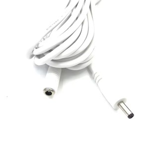 Cable de Extensión de Alimentación CC Blanco de 5V, Conector Hembra a Macho DC3.5*1.35, Cable de Alimentación de 1m/1.5/3/5m 22AWG - Product Image 5