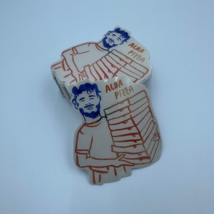 Autocollant en verre personnalisé, mignon, à séchage rapide, adapté aux petits sièges, meubles, croquettes, éducation, sacs en polyéthylène pour pain, bananes, 140x105mm - Product Image 6