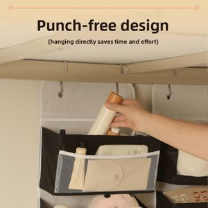 Multi Layer Fabric Minimalist Modern Three-dimensional Hanging Storage <b>Box</b> for Doors, <b>Wardrobe</b>, Underwear Bookshelf, Dormitory - Product Image 3