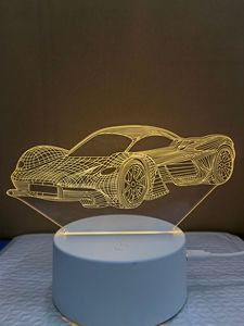 Creative 3D LED Night <span class=keywords><strong>Light</strong></span> 7 Color Acrílico Veilleuse ABS Plastic Base LED Night Lamp for Children's Room Table <span class=keywords><strong>Desk</strong></span> Use - Product Image 3