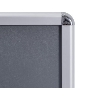 Cornice pieghevole in alluminio DIN A3, profilo da 32 mm, anodizzato argento, Rondo - Product Image 5