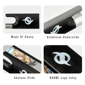 Lacito de Violín de rana de ébano, accesorio de repuesto para Luthier, 4/4 - Product Image 6