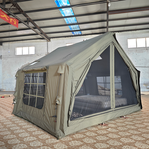 Tente gonflable de camping extérieure FR 9 m² pour pique-nique familial, tente de voyage en tissu Oxford avec revêtement PU, tente à poteaux gonflables pour exposition extérieure - Product Image 6