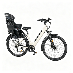 Vélo électrique pour femmes avec cadre en acier de 28 pouces, 250W, deux roues, vélo électrique, vélo de ville pour femmes, vélo de ville électrique hybride - Product Image 5