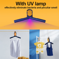 Nouveau sèche-linge de voyage pour la maison mini chaussettes chaussures futon sèche-linge automatique portable cintre électrique pliant
