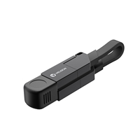 Cable de Datos VELOCHI 6 en 1 con Carcasa de Aleación de Zinc, Carga Rápida de 60w, Sincronización de Datos de 480mbps, Portátil, Cable de Carga USB