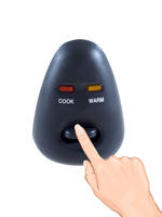 Cuiseur à riz électrique à revêtement antiadhésif avec bouton tactile de 0,6 L, capacité de 3 tasses, cylindre avec protection contre les fusibles thermiques