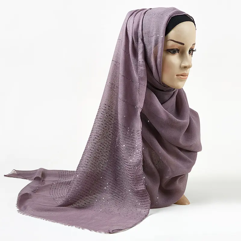 ZandyOEM Hiyabスパンコールグリッター最新デザインヒジャーブイスラム教徒の女性のスカーフ