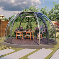 Nouvelle Arrivée Vente Chaude Dôme PC Hôtelier Tente Dôme en Polycarbonate Modulaire Préfabriqué pour Entrepôt Extérieur Cuisine et Parc
