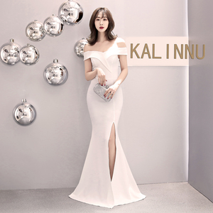 8642 # Kalinnu tesoro <span class=keywords><strong>lungo</strong></span> <span class=keywords><strong>spacco</strong></span> <span class=keywords><strong>monospalla</strong></span> <span class=keywords><strong>lungo</strong></span> <span class=keywords><strong>abito</strong></span> da sera Sexy da ballo da sera Sexy donna <span class=keywords><strong>abito</strong></span> da damigella d'onore - Product Image 6