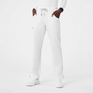 Btex לבן V סקראבס מדים סטים סטים אחות ספנדקס unisex כותנה מתיחה חיתוך מתיחה curbed ערכות הנקה אחידות סטים - Product Image 6