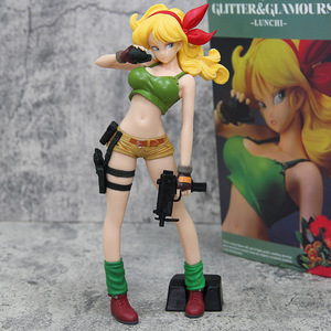 Figura de Acción Banpresto DBZ Lunchi en Forma Rubia con Atuendo y Accesorios de Arma para Coleccionistas de Anime, Juguete Premium - Product Image 5