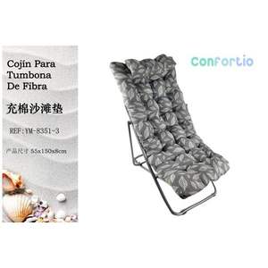 TUMBONA 55*146CM-3 Coussin de plage rembourré en coton et oreiller pour une relaxation confortable en plein air - Product Image 1