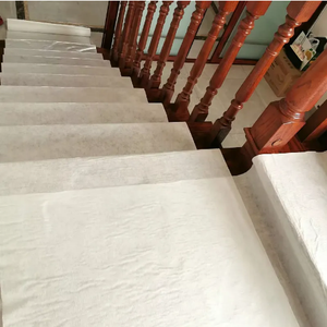 <span class=keywords><strong>Floorliner</strong></span> 160g 180g Imperméable 100% Polyester Abdeckvlies avec Film Adhésif Logo Feutre de Protection pour Peintre Rouleau de Protection de Sol - Product Image 4