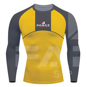 Rashguards pour hommes respirants, confortables, tendance, personnalisables avec logo imprimé, style élégant, en promotion - Product Image 1