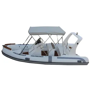 FRP cứng nhắc hull thuyền Inflatable thuyền thuyền sườn 580 Orca hypalon RIB-580C với giấy chứng nhận CE