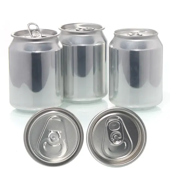 पुनर्चक्रण योग्य अनुकूलित मुद्रित एल्यूमीनियम कैन बीयर पेय सोडा पेय पैकेजिंग राउंड चोरी प्रूफ कैन
