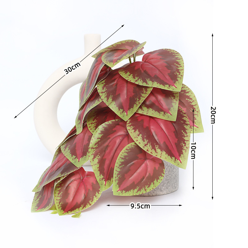 Nouvelle feuille de pastèque unique - une tige rouge