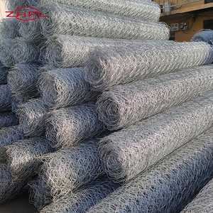 Hexagonal Chain Link Mesh Low-Carbon Iron <b>Wire</b> Rockfall Protection <b>Netting</b> Reinforced Gabion - Product Image 4