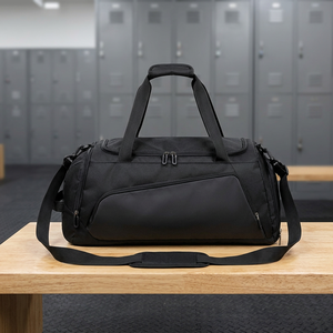 Bolsa de Viaje Diagonal Resistente de Poliéster, Bolsa de Deporte para Fitness, Yoga, Viajes, Resistente al Agua, 40-55L, Cierre de Cremallera, Personalizable - Product Image 3