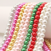 Perles en plastique ABS style mode HBJC en gros, perles en plastique en vrac