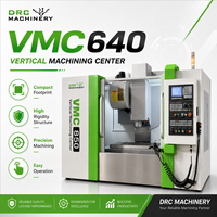 Centro de Mecanizado Vertical CNC de 3 Ejes VMC640 con Control FANUC, Husillo BT40, Recorrido de Eje X de 600 mm para Fabricación de Moldes