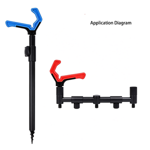 <strong>L</strong>-<strong>Shape</strong> Rod Rest Head Fishing Rod Holder Feeder <strong>Rig</strong> Head Long-cast Rod Holder Fork Accessory 3/8-inch Imperial Thread - Product Image 5