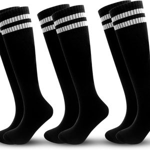 Performance Baseball <b>Socks</b> Dugout Softball Mens Womens Youth Athletic Boys Girls Crew Sport Running Breathable 100% Polyester - Product Image 1