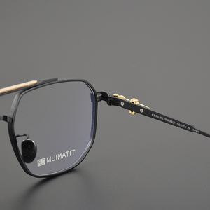 CH8222 Pilot Polygon puro lusso <span class=keywords><strong>occhiali</strong></span> <span class=keywords><strong>da</strong></span> <span class=keywords><strong>vista</strong></span> <span class=keywords><strong>trasparente</strong></span> oro nero montature di lusso <span class=keywords><strong>da</strong></span> uomo di design <span class=keywords><strong>da</strong></span> donna <span class=keywords><strong>occhiali</strong></span> di moda - Product Image 6