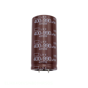 ตัวเก็บประจุแบบ Through Hole 800 uF ยี่ห้อ Manufacturer Channel รุ่น CAP ALUM 800UF 20% 400V TH ELHX401VSN801MR50S - Product Image 1