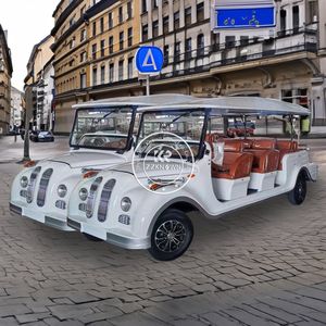 Voiture électrique classique vintage 72V de qualité supérieure 2025 avec construction en aluminium et fibre de verre, remorque alimentaire remorquable - Product Image 3