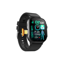 Reloj Inteligente 4G de 2.10 Pulgadas con Análisis de Composición Corporal, Prueba de Piel EDA, Análisis de Presión, SOS Remoto, Alarma de Caídas y Llamadas