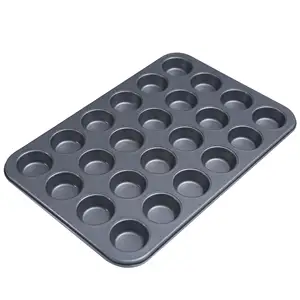 Wholesale Products China 24 Cup Feature Metal Cake Tools and Accessories Muffin Pan Great for Making Muffin Cakes, Tart, Bread