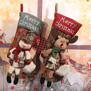 New Year's Eve Large Old Man Snowman Elk <b>Christmas</b> Stockings Candy <b>Gifts</b> <b>Bag</b> <b>Christmas</b> Tree Window Holiday Decoration - Product Image 4
