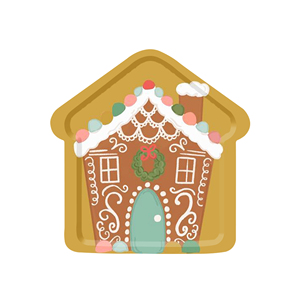 DAMAI Juego de Vajilla Desechable Decorativa con Diseño Navideño, Platos de Papel, Servilletas y Vasos con Hombre de Jengibre - Product Image 3