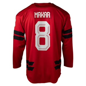 Camisa de Hóquei no Gelo Costurada Nova 2026 Canadá 29 Nathan MacKinnon 97 Connor McDavid 8 Cale Makar 87 Crosby 21 Point 13 Reinhart - Product Image 3