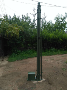 Mâts de sécurité motorisés originaux en aluminium de 10 mètres de haut pour support d'antenne Wifi, poteau d'antenne réglable - Product Image 5