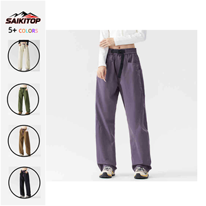 <span class=keywords><strong>Pantalon</strong></span> de randonnée imperméable pour femme, coupe décontractée, jambe droite et large, idéal pour l'automne - Product Image 1
