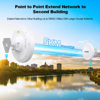 WB630 58G 5km 900Mps Puente Inalámbrico Punto a Multipunto con RJ45, CPE Remoto para Exteriores, Punto de Acceso WiFi